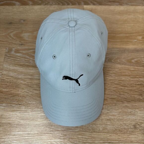 Puma Golf Unisex Gray Adjustable Athletic Cap Hat - Picture 2 of 11